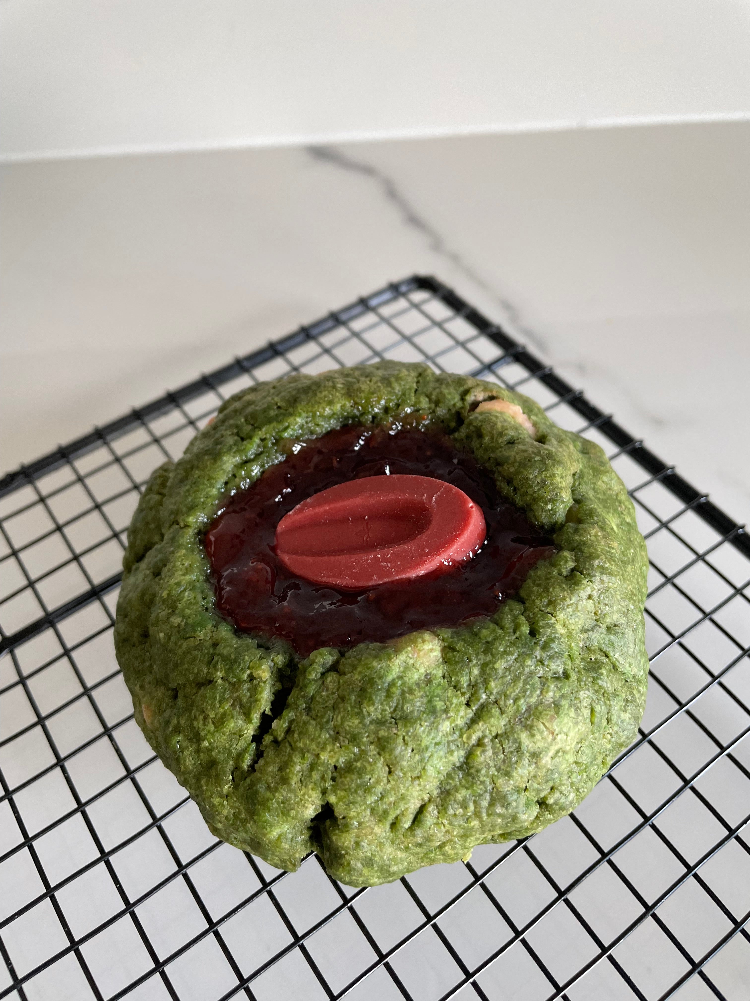 Matcha Strawberry Cookie