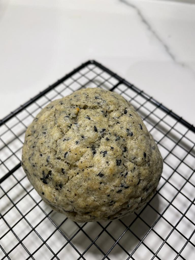 Black Sesame Mochi Cookie